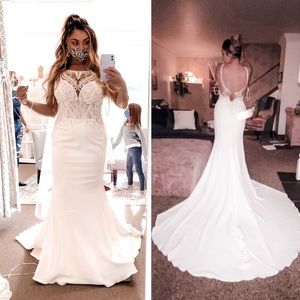 Martina Liana Fitted Wedding Dress 875